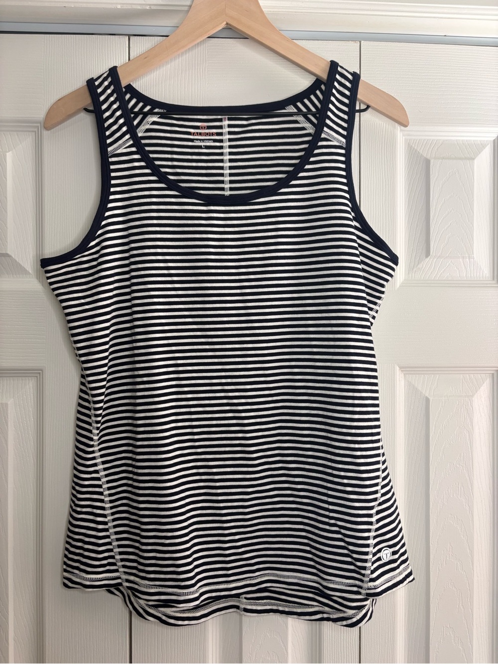Women’s Talbots striped tank top size large